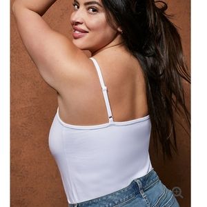 Torrid white foxy cami